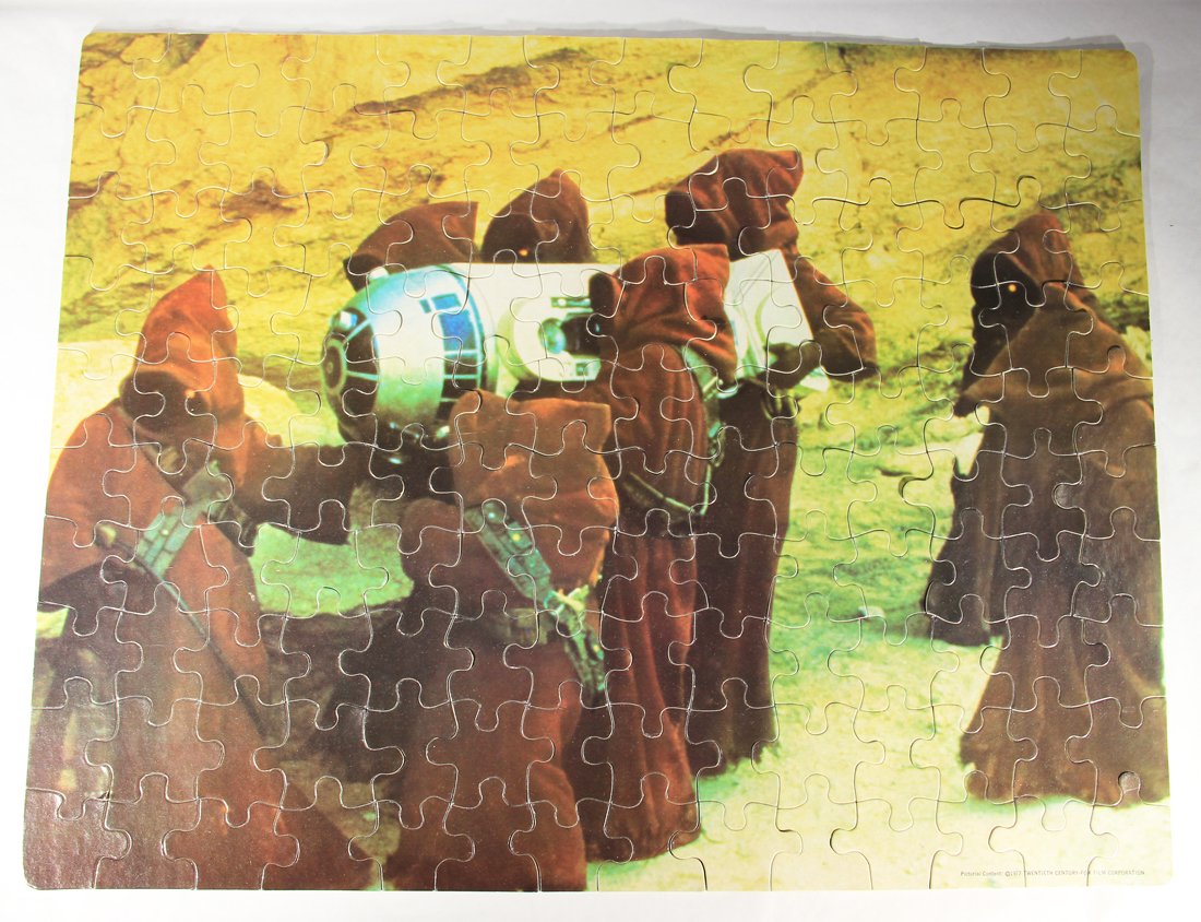 Star Wars 1977 Jigsaw Puzzle Jawas R2-D2 Canadian Edition FR-ENG L015590