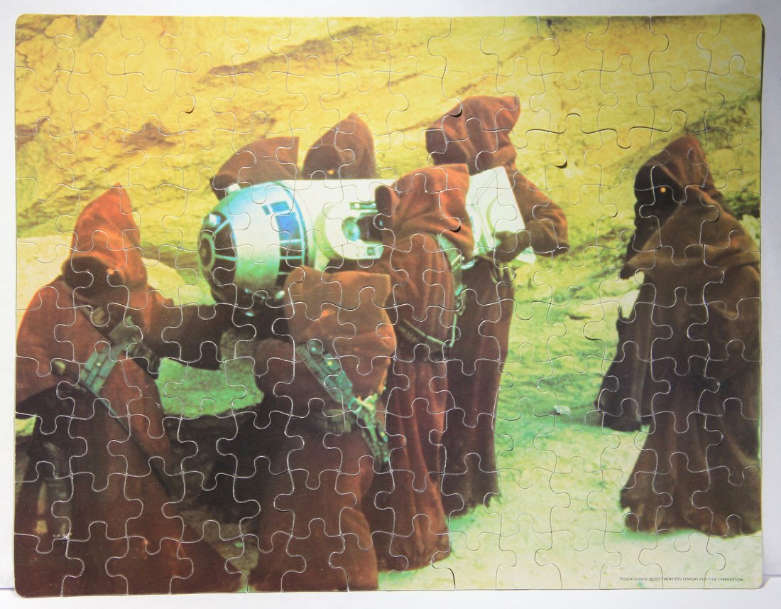 Star Wars 1977 Jigsaw Puzzle Jawas R2-D2 Canadian Edition FR-ENG L015590