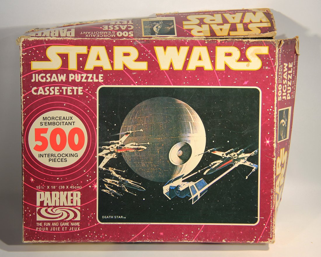 Star Wars 1977 Jigsaw Puzzle Death Star Very Rare Holy Grail Canadian Exclusive FR-ENG L015591