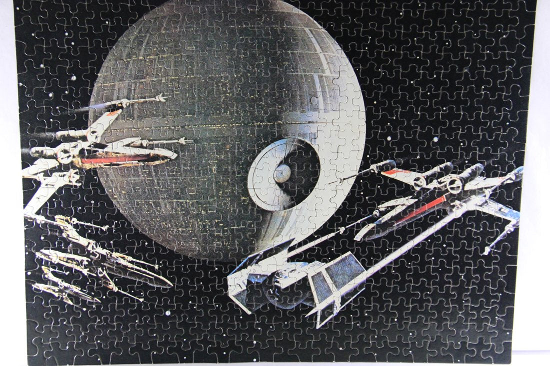 Star Wars 1977 Jigsaw Puzzle Death Star Very Rare Holy Grail Canadian Exclusive FR-ENG L015591