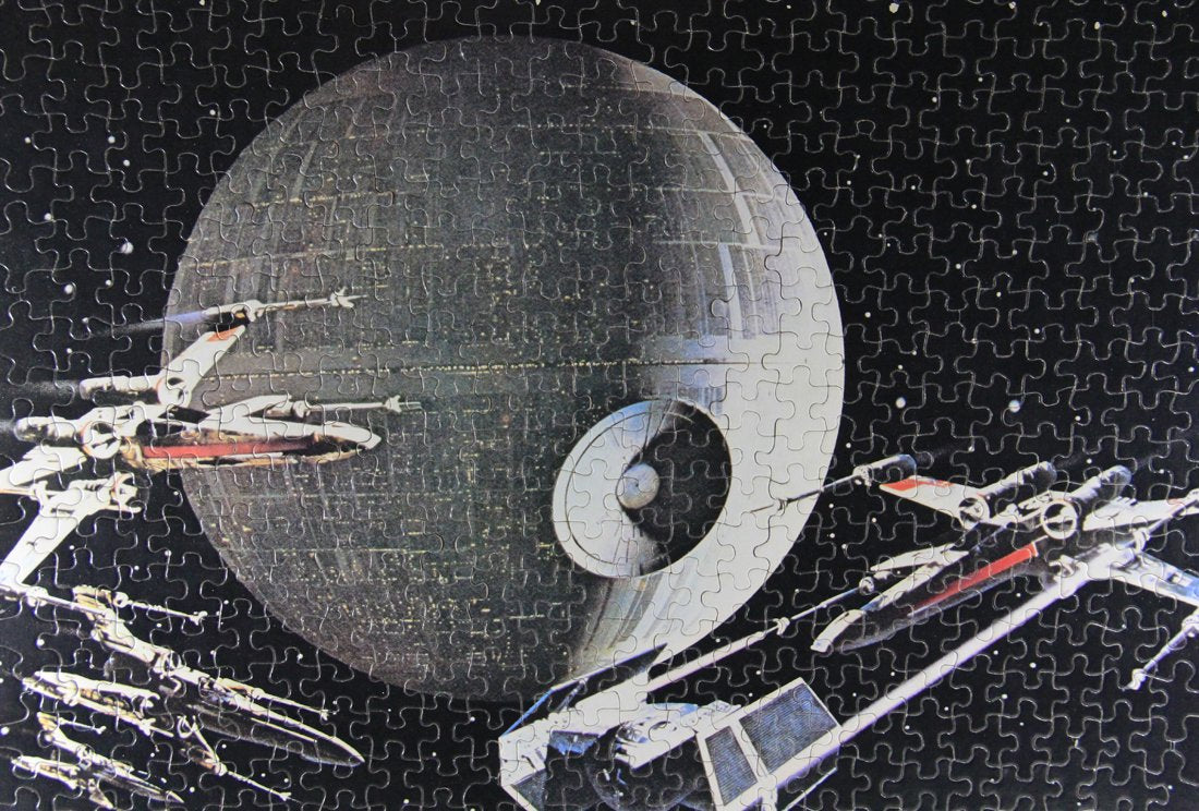 Star Wars 1977 Jigsaw Puzzle Death Star Very Rare Holy Grail Canadian Exclusive FR-ENG L015591