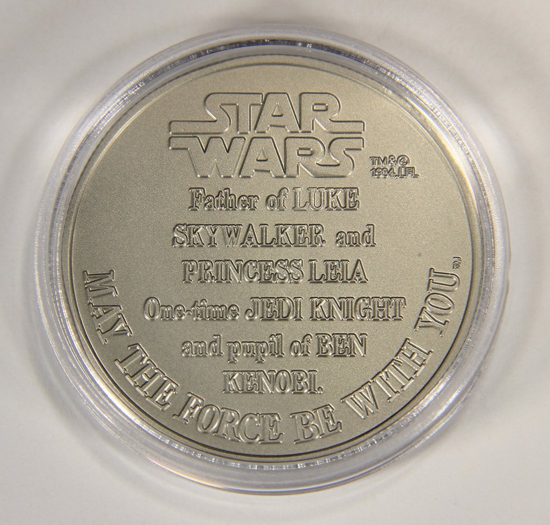 Star Wars Coin POTF Anakin Skywalker CUSTOM Top Quality Repro L015615