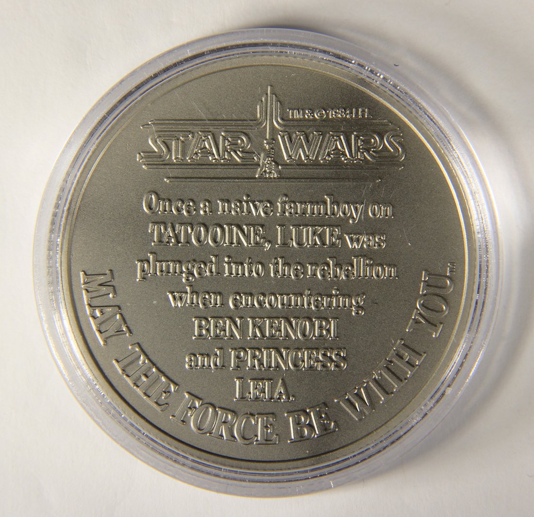 Star Wars Coin POTF Luke Skywalker Farm Boy CUSTOM Top Quality Repro L015616