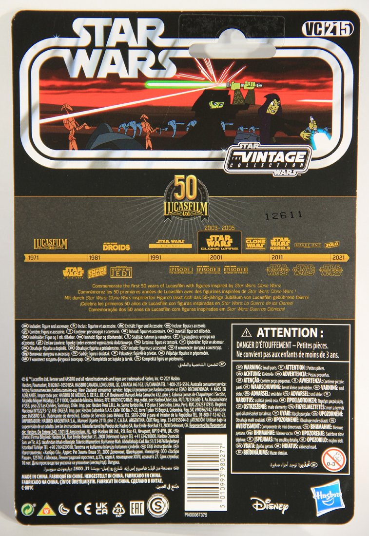 Star Wars Luminara Unduli Vintage Collection VC215 Clone Wars Exclusive 50th Anniversary MOC L015640