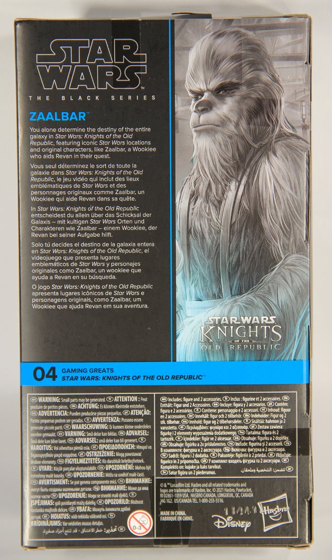 Star Wars Zaalbar Knights Of The Old Republic #04 Black Series Exclusive 6 Inch Figure MISB L015649