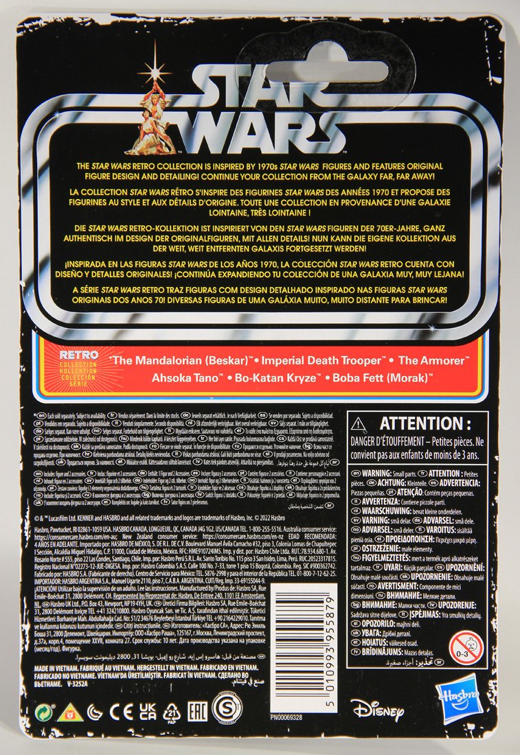 Star Wars The Mandalorian Beskar The Retro Collection Action Figure MOC L015665