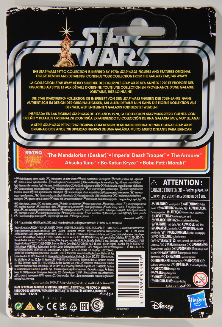 Star Wars Ahsoka Tano The Retro Collection The Mandalorian Action Figure MOC L015667