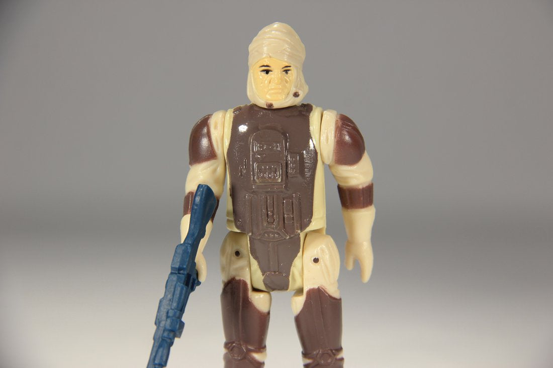 Star Wars Dengar 1980 ESB Action Figure Hong Kong COO I-1a Pale Face Smile L015687