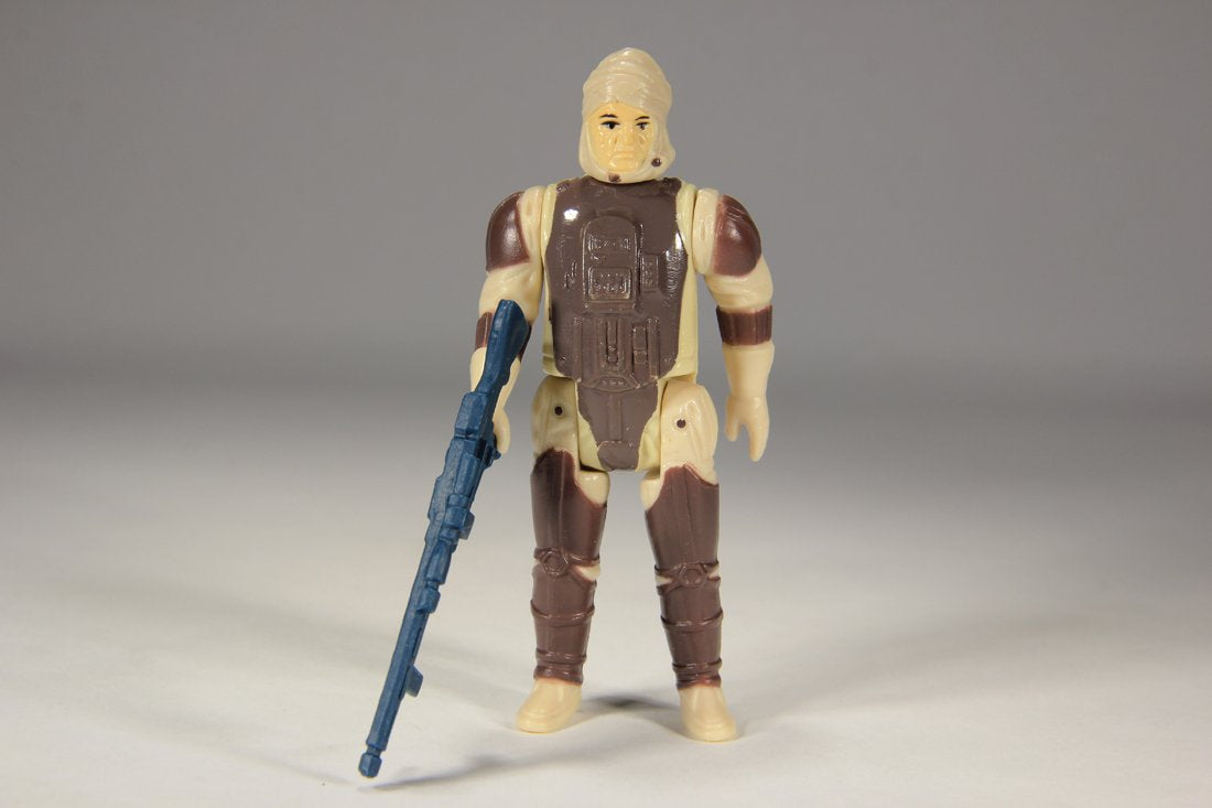 Star Wars Dengar 1980 ESB Action Figure Hong Kong COO I-1a Pale Face Smile L015687