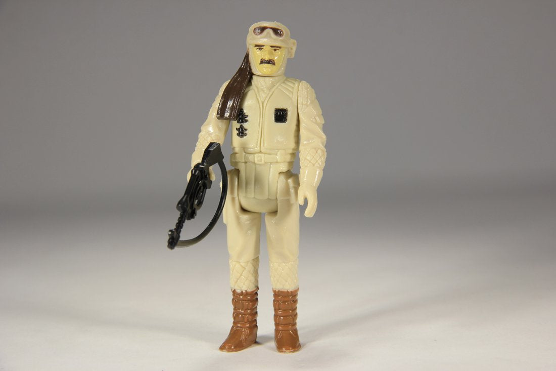 Star Wars Rebel Commander 1980 ESB Figure Pale Face Made In Hong Kong COO II-1b Smile L015688