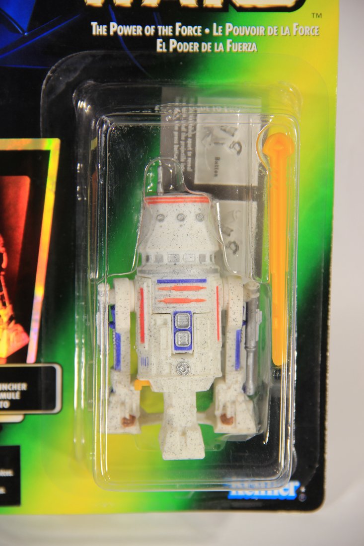 Star Wars R5-D4 1996 POTF Figure Hooked Latch Trilingual Holofoil Card Collection 2 L015706