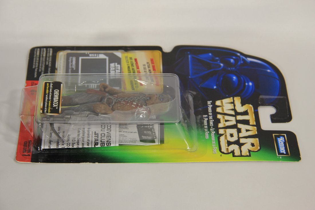 Star Wars Chewbacca 1998 POTF Figure Freeze Frame Slide Trilingual Card Collection 1 L015707
