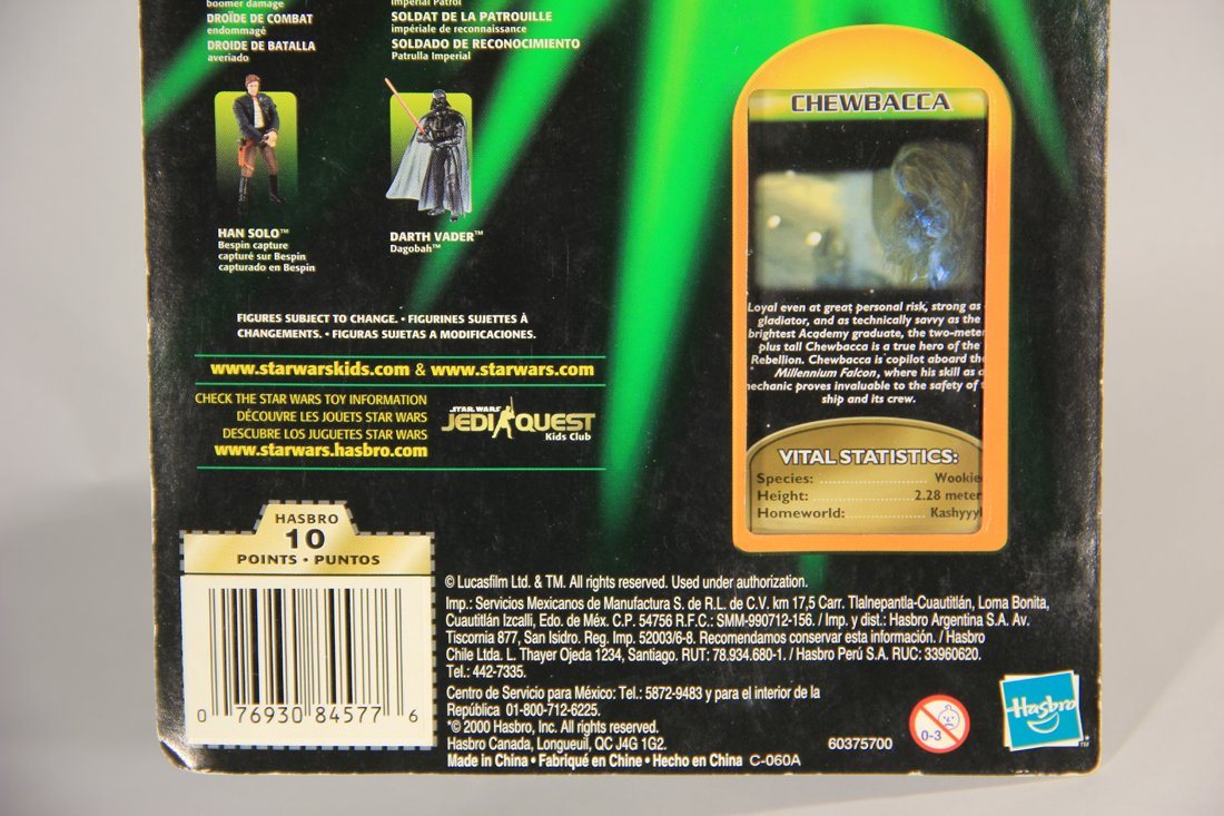 Star Wars Chewbacca Millennium Falcon Power Of The Jedi Trilingual Card Collection 1 MOC L015715