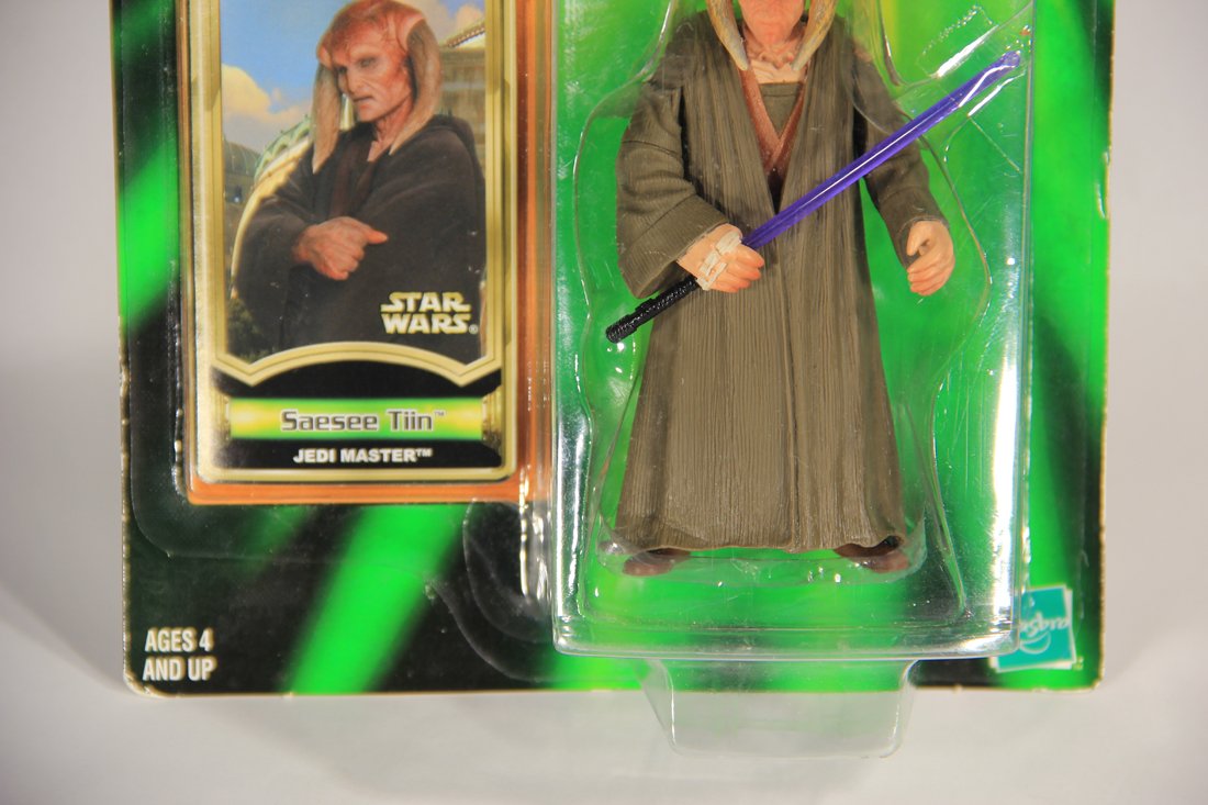 Star Wars Saesee Tiin 2000 Power Of The Jedi Action Figure ENG Card Collection 2 MOC L015717