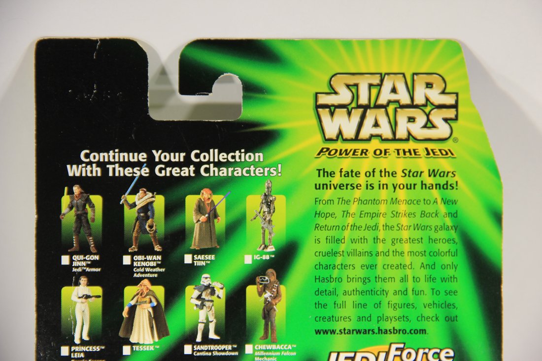 Star Wars Saesee Tiin 2000 Power Of The Jedi Action Figure ENG Card Collection 2 MOC L015717