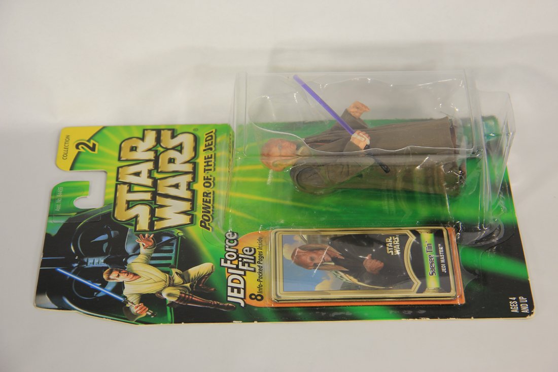 Star Wars Saesee Tiin 2000 Power Of The Jedi Action Figure ENG Card Collection 2 MOC L015717
