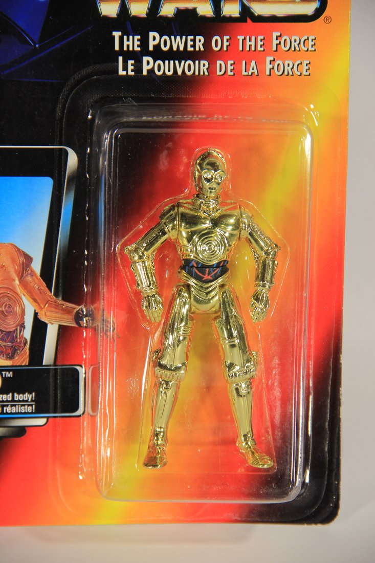 Star Wars C-3PO 1995 POTF Action Figure Canadian FR-ENG Bilingual Red Card L015718