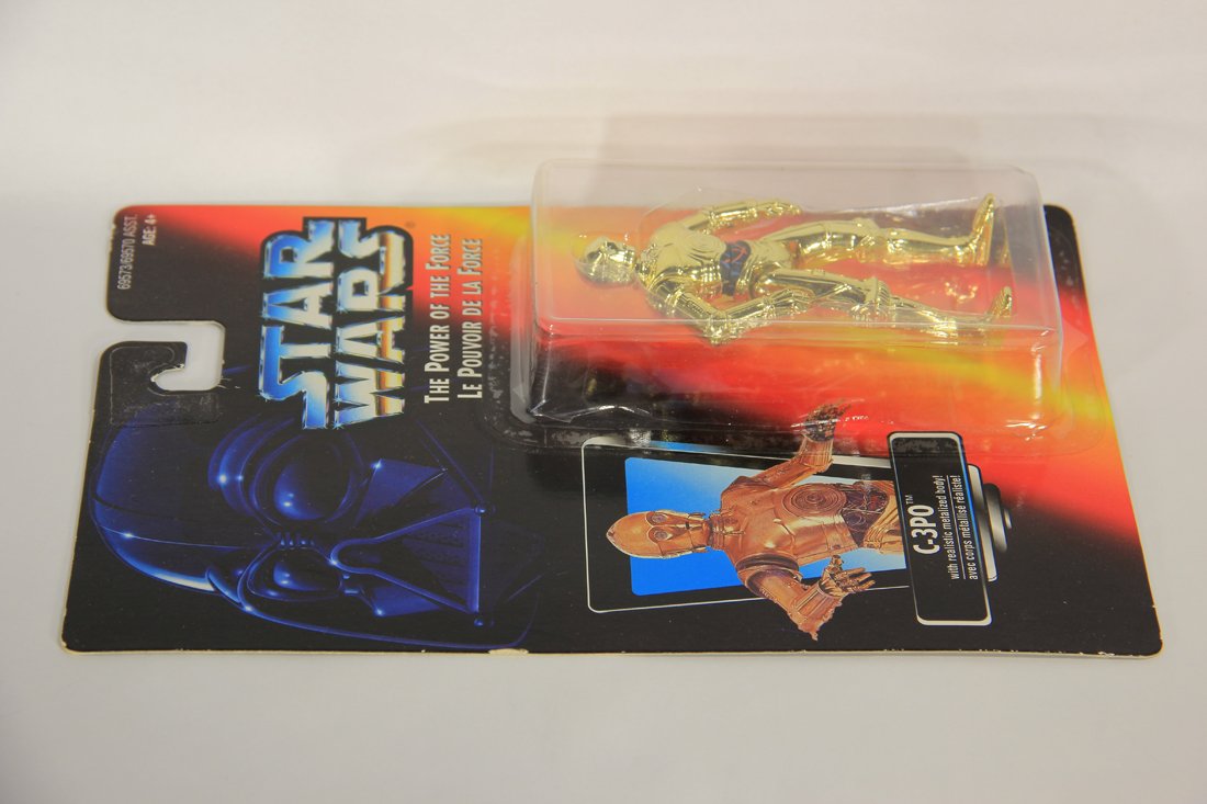 Star Wars C-3PO 1995 POTF Action Figure Canadian FR-ENG Bilingual Red Card L015718
