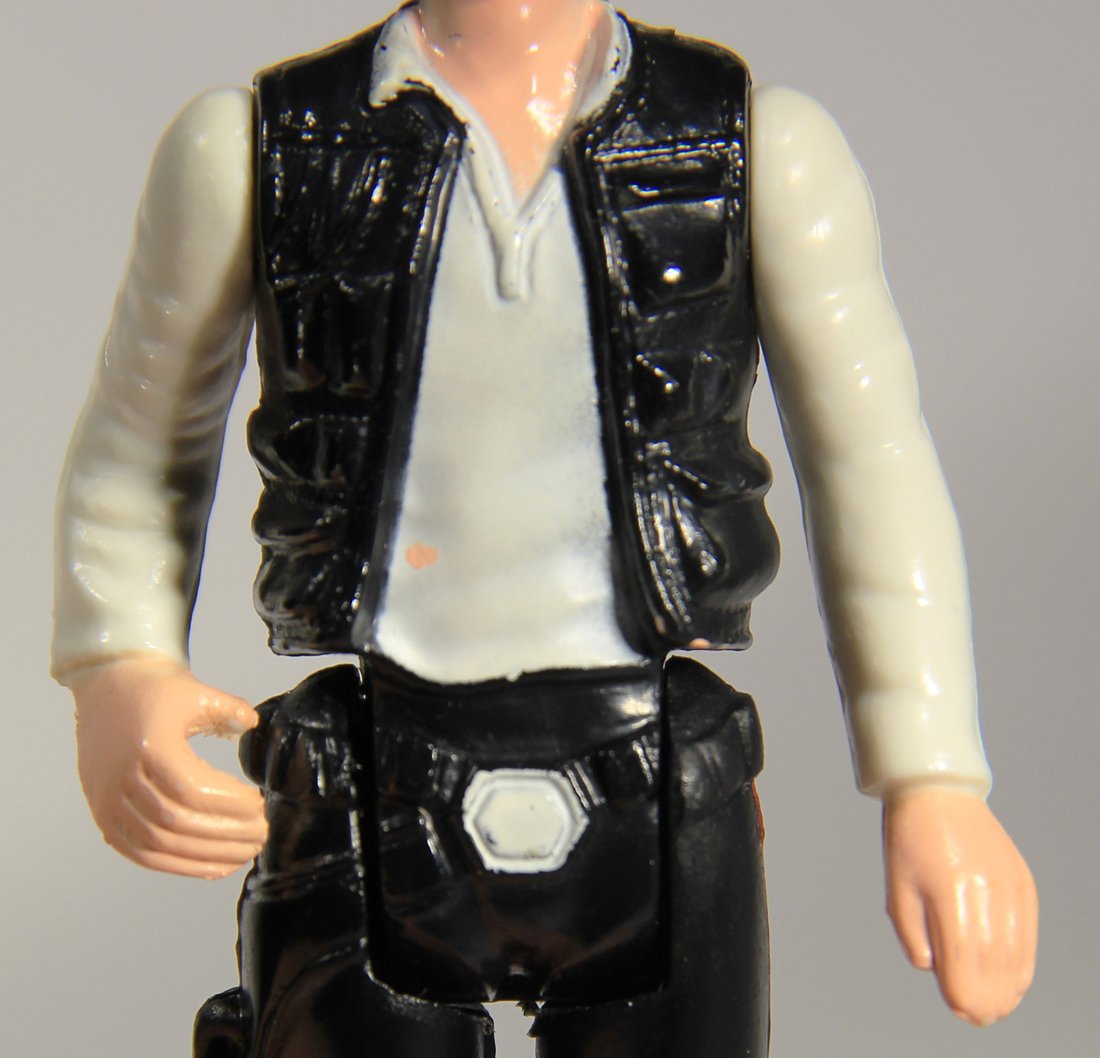 Star Wars Han Solo Small Head 1977 Vintage Figure Hong Kong COO I-1b Unitoy Very High Grade L015760