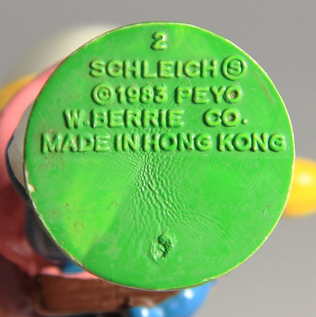 Smurfs 20173B Schoolgirl Smurfette 1984 Vintage Figure PVC Toy Figurine Peyo Schtroumpfs L015761