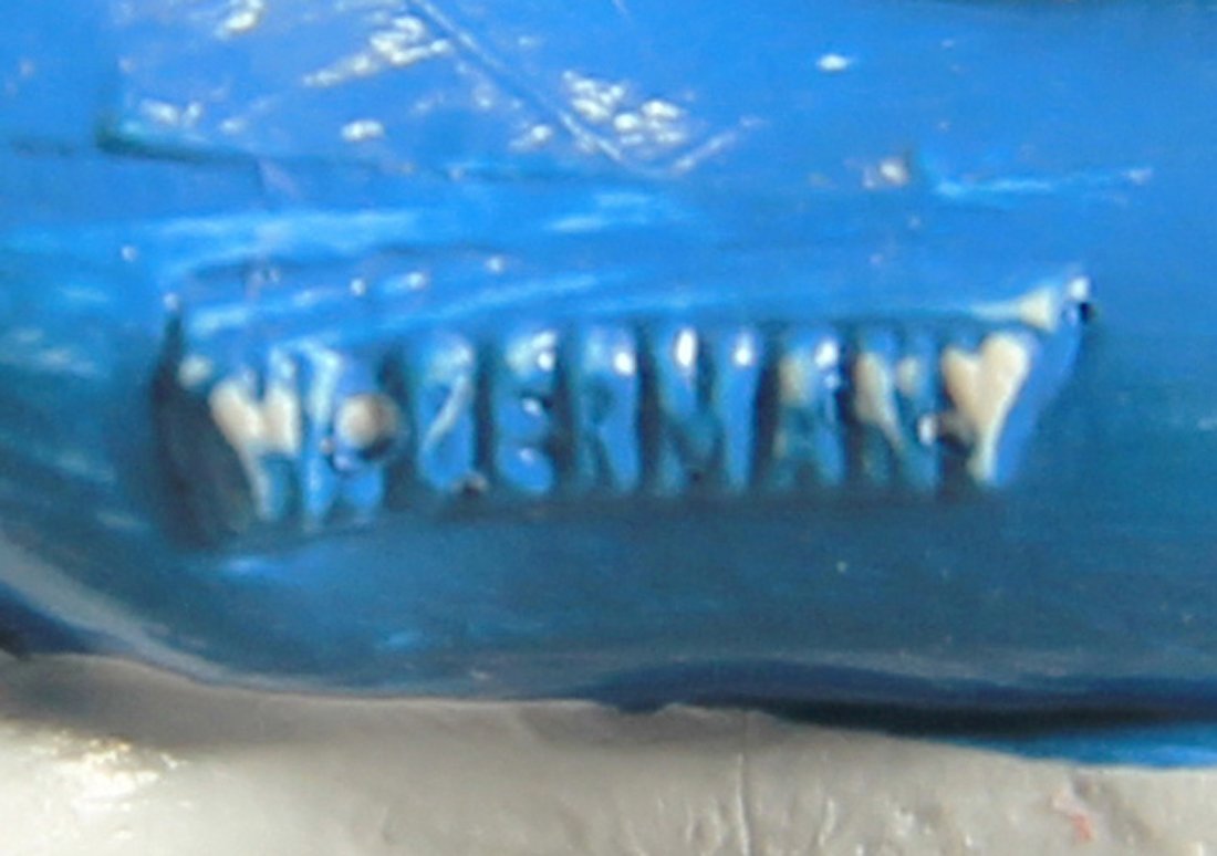 Smurfs 20027A Thinker Smurf 1978 Large Mold Variant Vintage Figure PVC Toy Peyo Schtroumpfs L015763