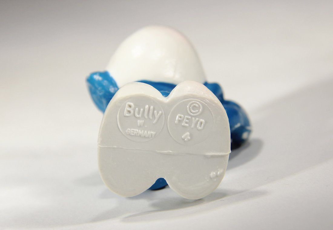 Smurfs 20079 Jolly Smurf 1974 Vintage Figure PVC Toy Peyo Schtroumpfs Bully L015768