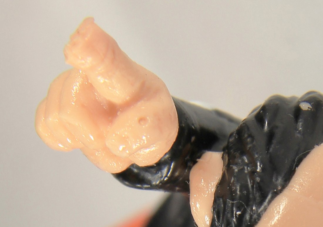 Smurfs 20232B Gargamel Points Finger Up 1992 Vintage Figure PVC Toy Peyo Schtroumpfs Bully L015771