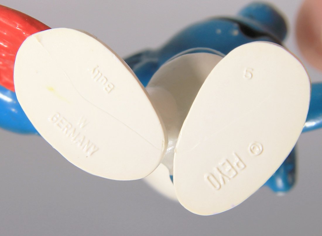 Smurfs 20110 Hairdresser Smurf Vintage Figure PVC Toy Peyo Figurine Schtroumpfs L015802