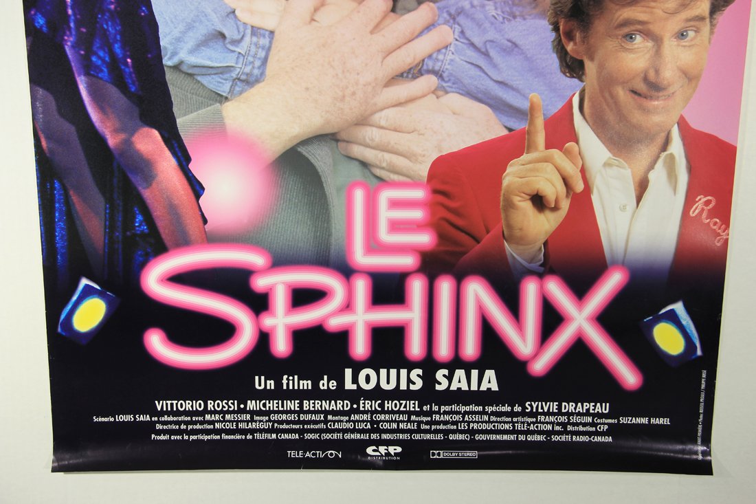 Le Sphinx 1995 Movie Poster Rolled 27 x 40 Canada Marc Messier Céline Bonnier L015814