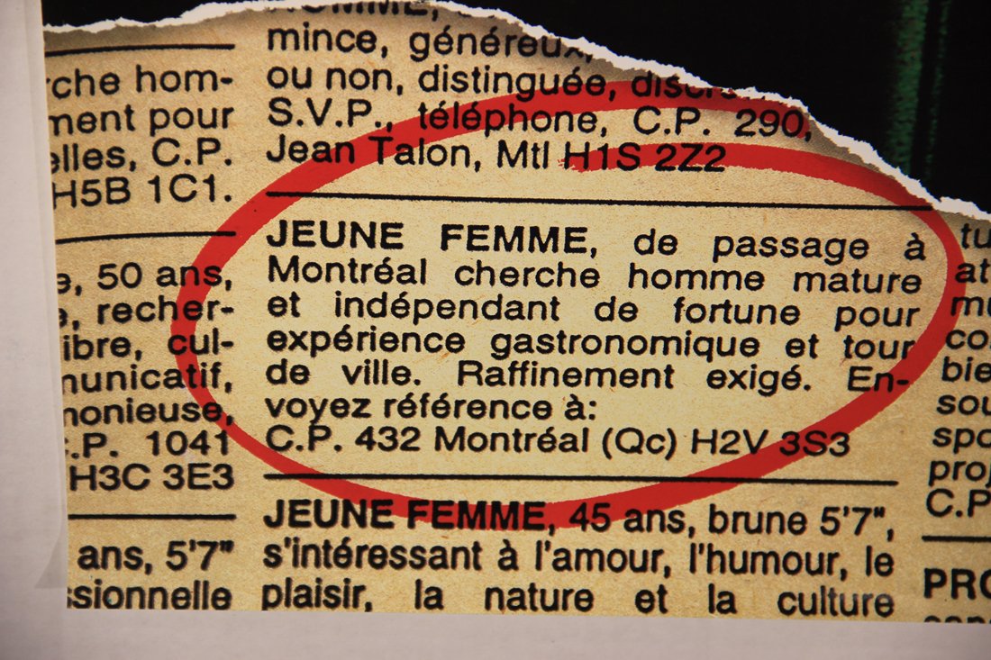 Erreur Sur La personne 1996 Movie Poster Rolled 27 x 39 Canada Michel Côté L015816