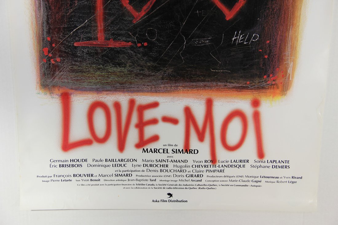 Love-Moi 1991 Movie Poster Rolled 27 x 40 Germain Houde Mario Saint-Amand L015817