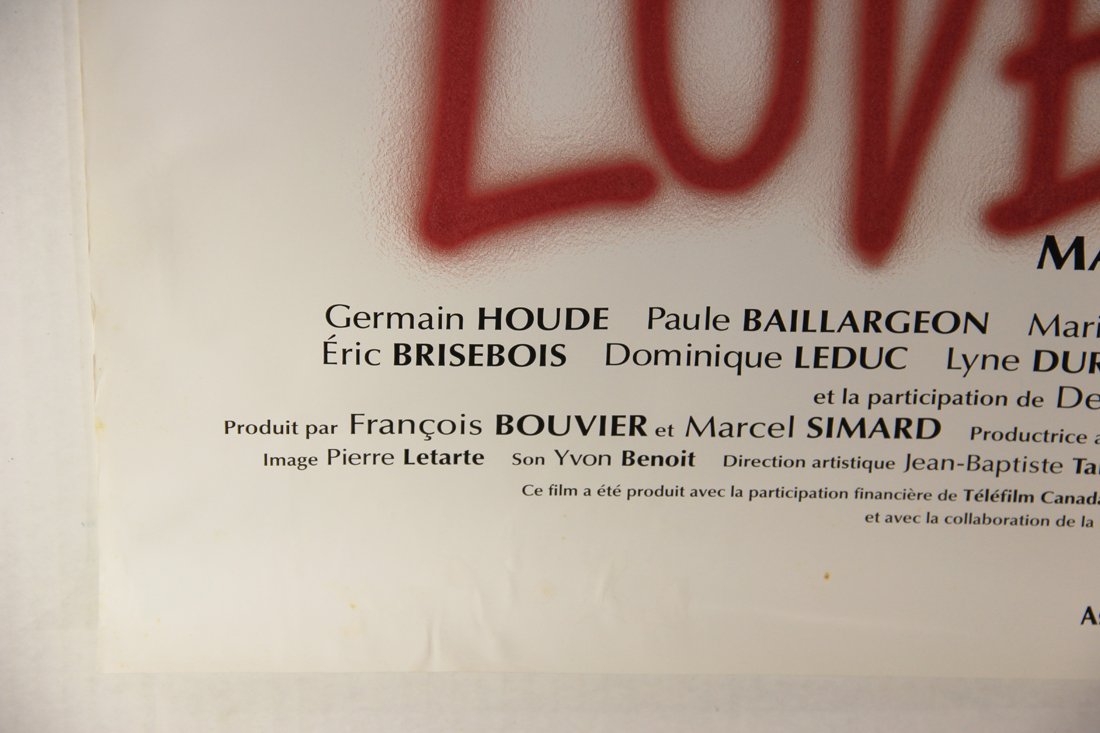 Love-Moi 1991 Movie Poster Rolled 27 x 40 Germain Houde Mario Saint-Amand L015817