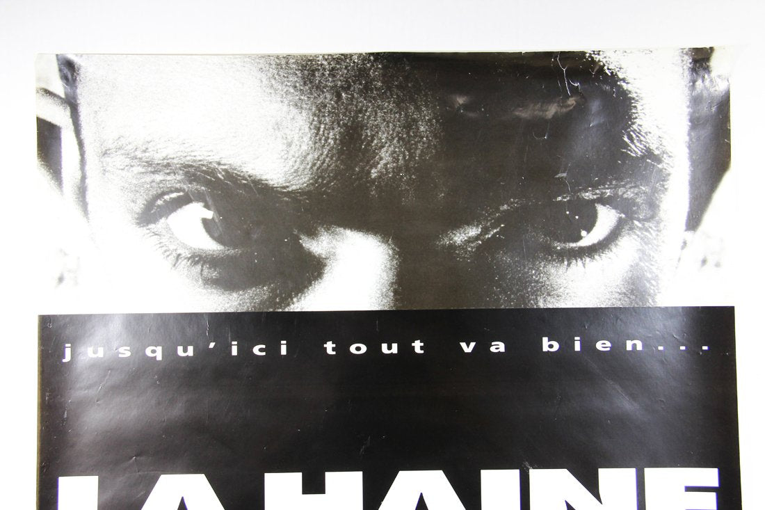 La Haine 1995 Movie Poster Rolled 27 x 40 Rare Style Vincent Cassel Mathieu Kassovitz L015830
