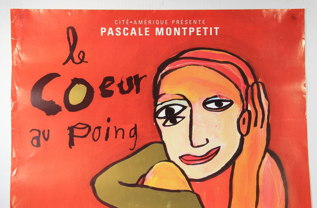 Le Coeur Au Poing 1998 Movie Poster Rolled 27 x 40 Charles Binamé Pascale Montpetit L015833