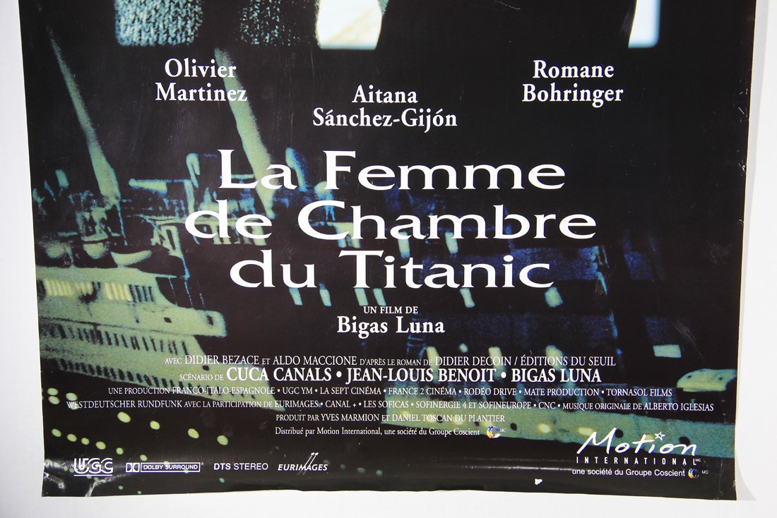 La Femme De Chambre Du Titanic 1997 Movie Poster Rolled 27 x 39 Romane Bohringer L015835