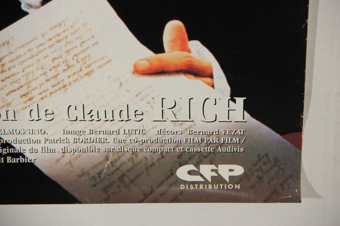 La Colonel Chabert 1994 Movie Poster Rolled 26 x 39 Gérard Depardieu Fanny Ardant L015837