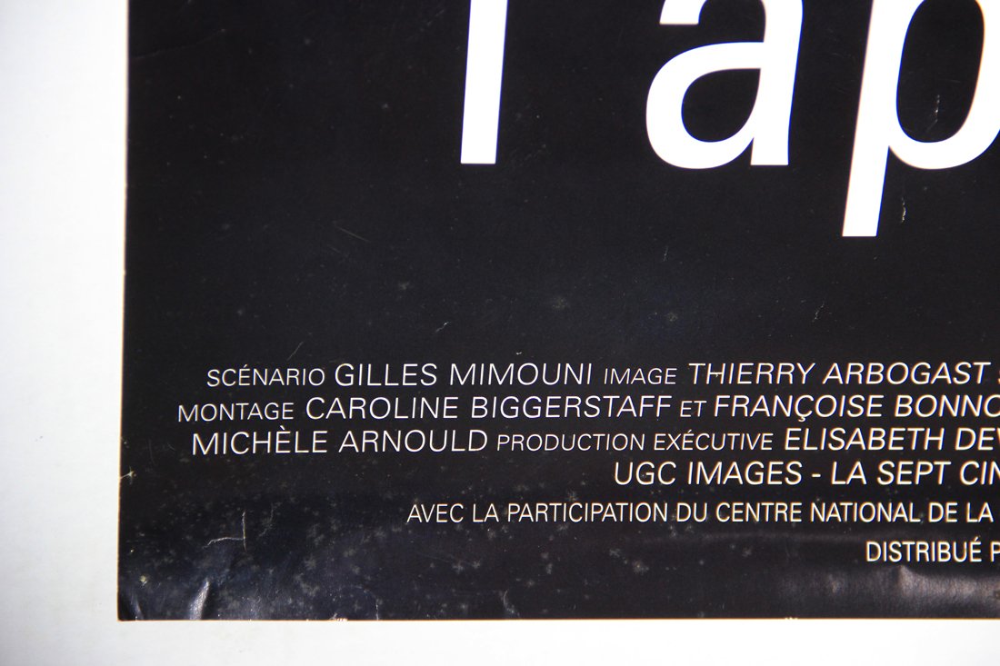 L'Appartement 1996 Movie Poster Rolled 27 x 39 Affiche Vincent Cassel Monica Bellucci L015843