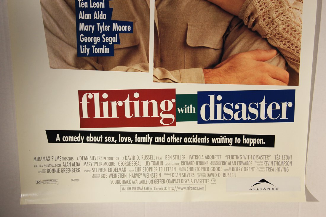 Flirting With Disaster 1996 Movie Poster Rolled 27 x 40 Ben Stiller Patricia Arquette L015846