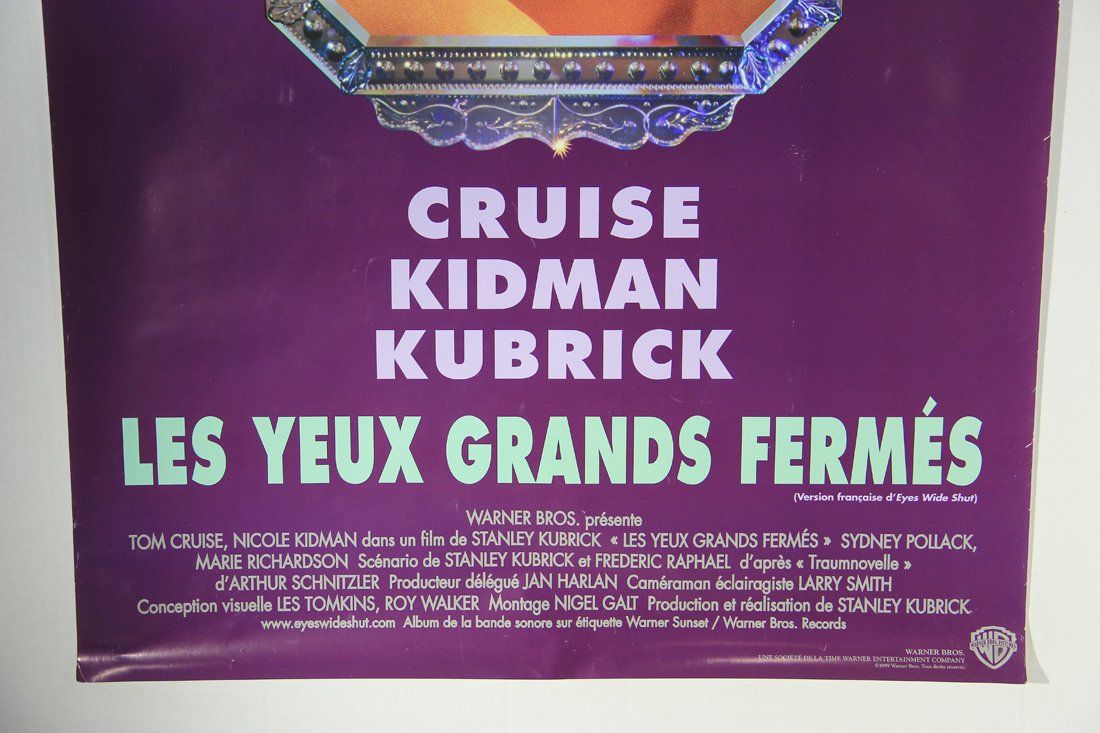 Eyes Wide Shut 1999 Movie Poster Rolled 27 x 40 French Kubrick Kidman Cruise L015850