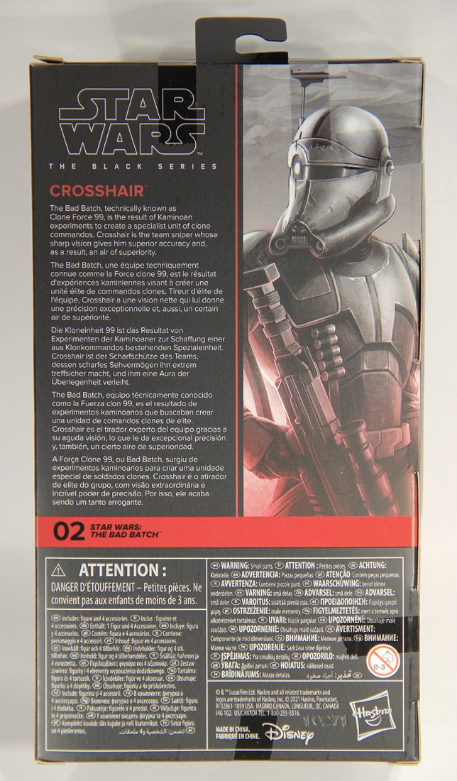 Star Wars Crosshair The Bad Batch #02 The Black Series Galaxy 6 Inch Action Figure MISB L015854