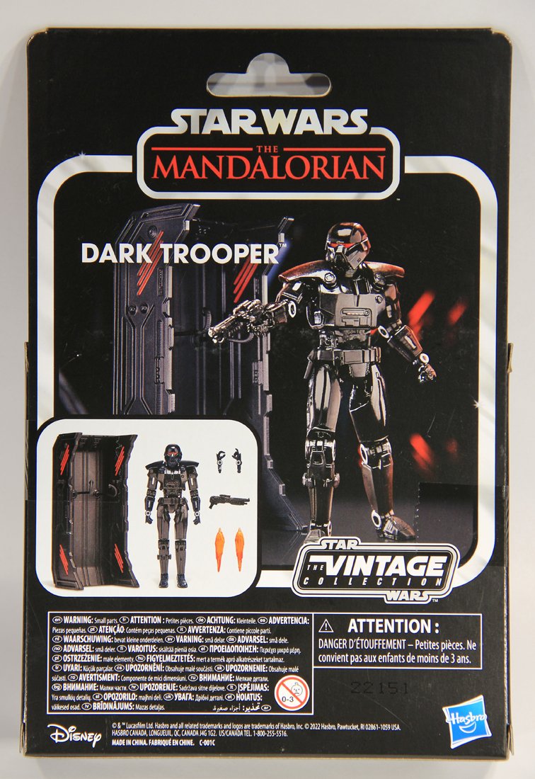 Star Wars Dark Trooper Deluxe Pack Vintage Collection The Mandalorian Action Figure MISB L015855