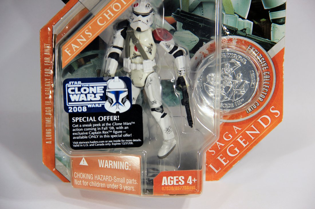 Star Wars Commander Neyo 30th Anniversary 2007 Saga Legends Action Figure With Coin MOC L015856