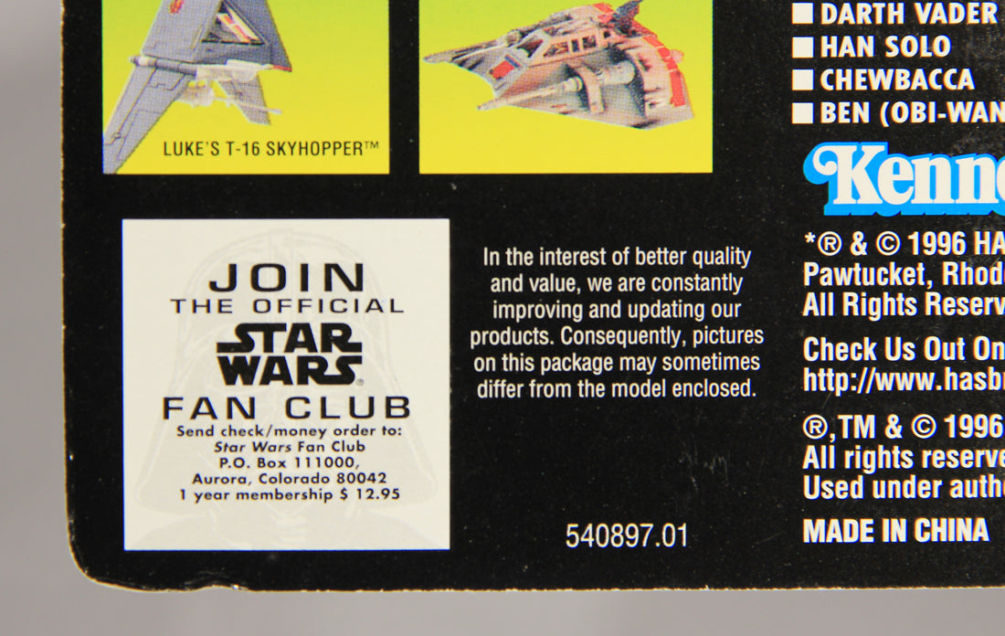 Star Wars Grand Moff Tarkin 1996 POTF Action Figure ENG Card Collection 3 L015862