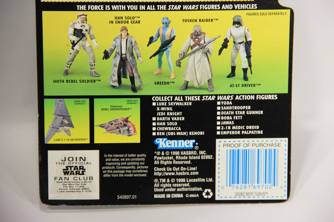 Star Wars Grand Moff Tarkin 1996 POTF Action Figure ENG Card Collection 3 L015862