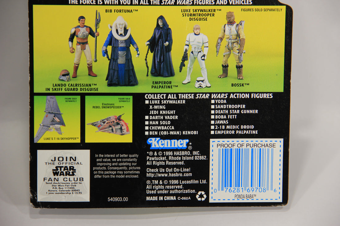 Star Wars Ponda Baba Walrus Man Grey Beard 1996 POTF ENG Card Collection 2 L015867