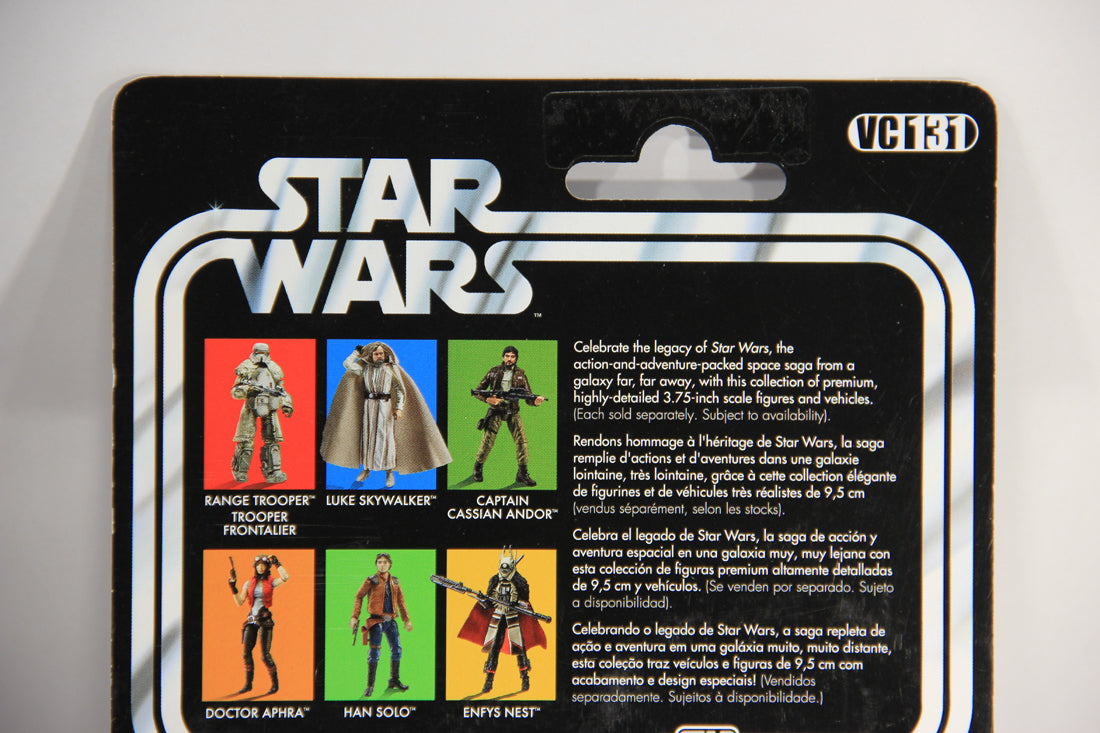 Star Wars Luke Skywalker Vintage Collection VC131 The Last Jedi Damaged Card L015870