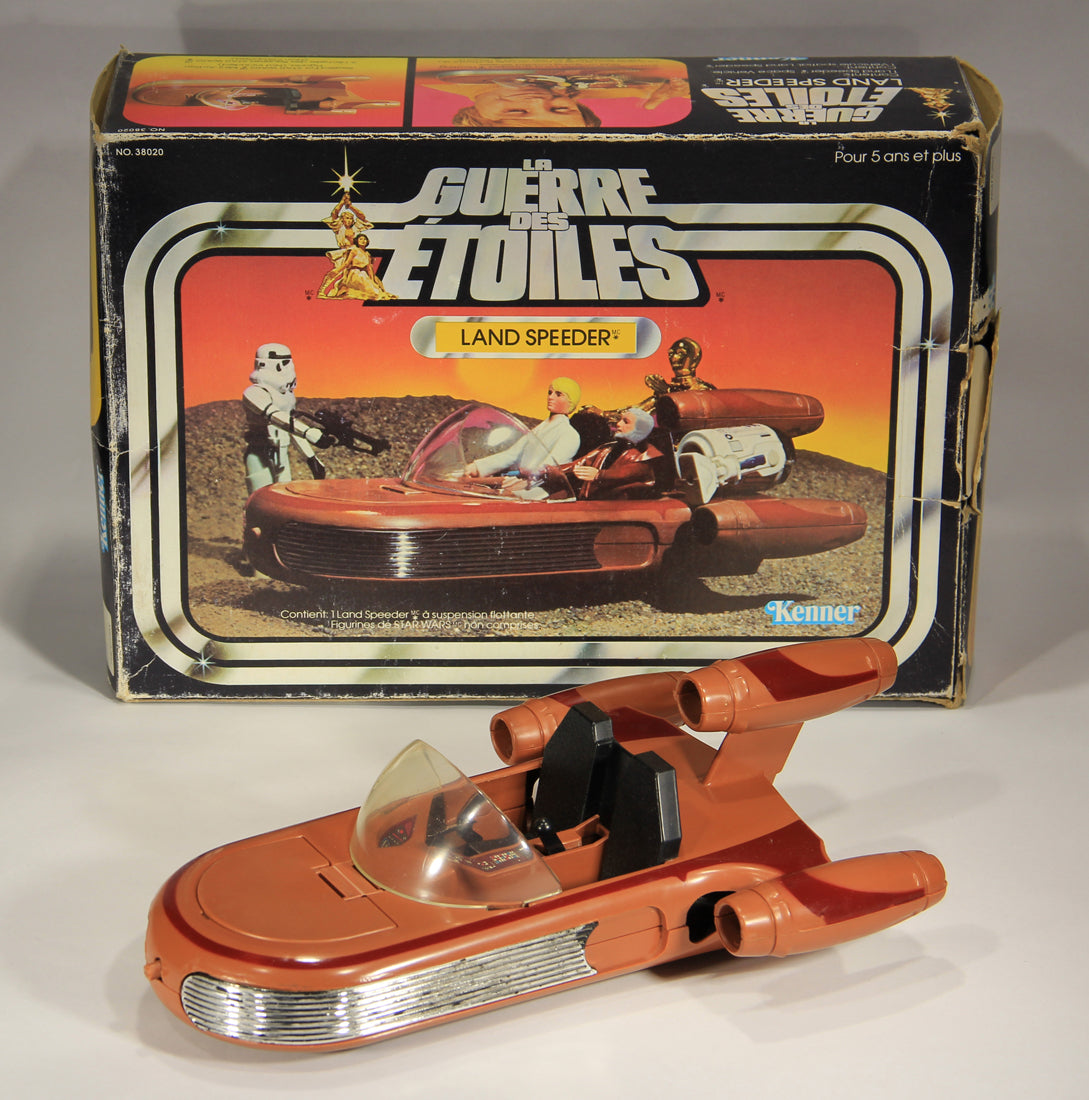 Star Wars 1978 Landspeeder Vintage With Rare GDE FR-ENG Canadian Box Kenner L015872