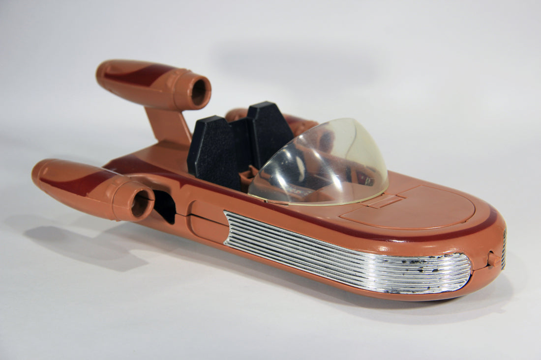 Star Wars 1978 Landspeeder Vintage With Rare GDE FR-ENG Canadian Box Kenner L015872