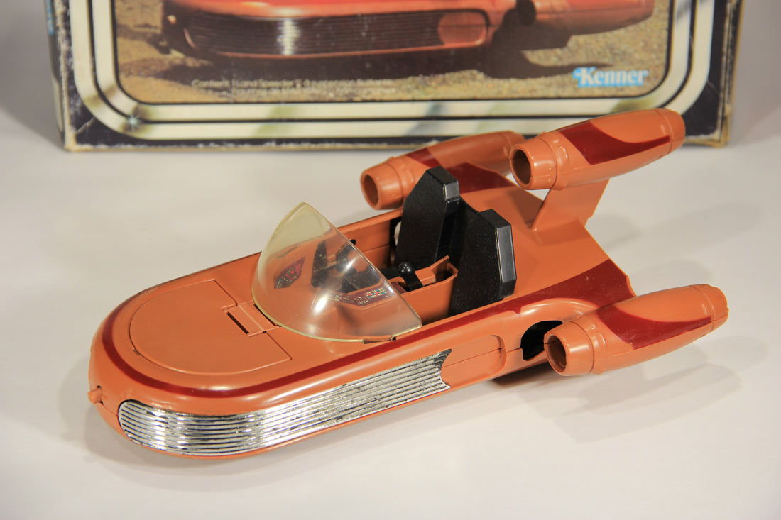 Star Wars 1978 Landspeeder Vintage With Rare GDE FR-ENG Canadian Box Kenner L015872