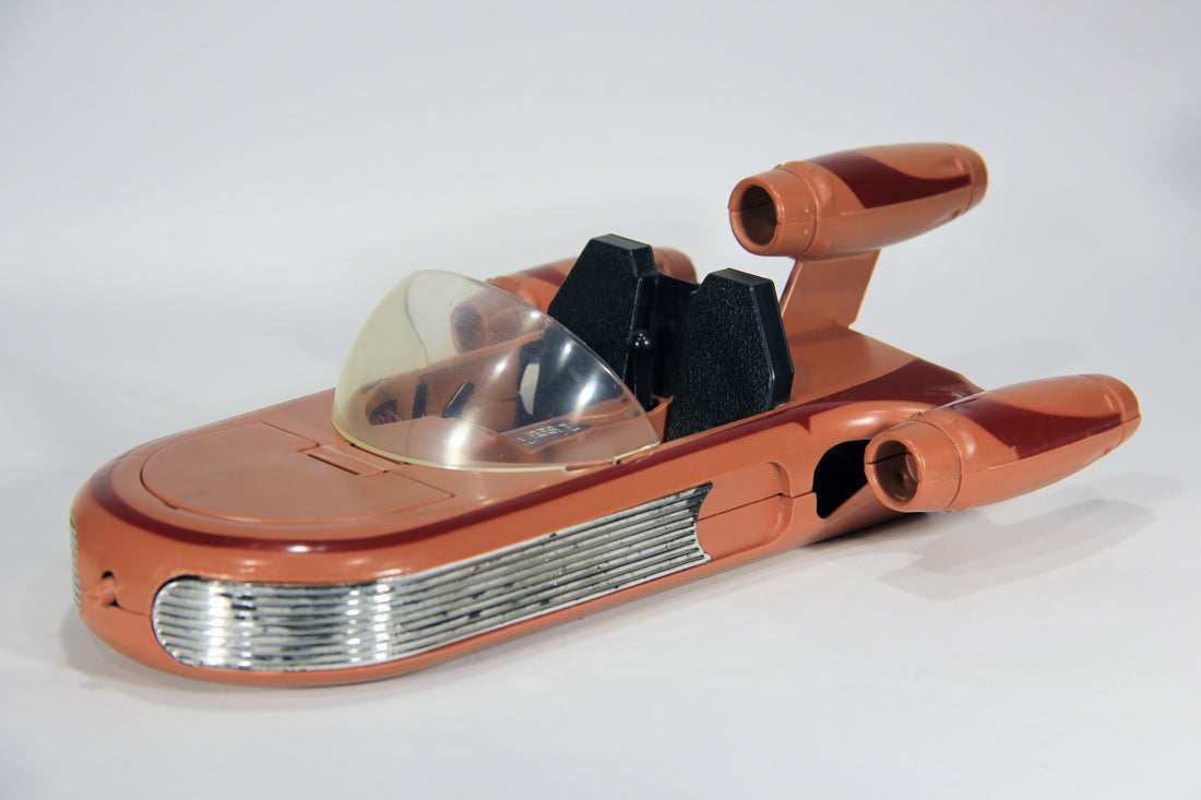 Star Wars 1978 Landspeeder Vintage With Rare GDE FR-ENG Canadian Box Kenner L015872